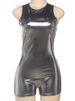 Weird Puss Silky Sexy Playsuit Women Backless Coquette Sleeveless Summer Hipster Shiny Skinny Fit Stretch Activity Club Romper_ecoleips.com