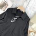 Women's Slimming Long Sleeved Shirt Flowy Loose Fitting Unique Design Casual Chic Suitable For Layering Spring Autumn_ecoleips.com