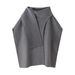 C Brand 25 Autumn Winter New Deconstructed Blend Cape Gray Women's Unique Wool Coat0901491012_ecoleips.com
