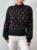 Aria Basics Aria Basics 2023 New Cross-Border Clothing Colorful Pom-Pom Wo's Knit European And American Popular Fashion Sweater For_ecoleips.com
