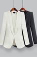 2025 Spring Autumn Style New Trend European American Slim Fit Black And Blue Blazer_ecoleips.com