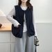Women's Vest, New Spring And Autumn Korean Style, Simple, Slimming, Layered, Fashionable, Versatile, Sleeveless,_ecoleips.com