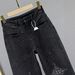 Women's High-Waisted Rhinestone Embellished Denim Jeans Heavy Duty Loose Fit Slimming Wide Leg Trousers European Style Trendy 2026 Spring Autumn_ecoleips.com