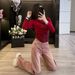 Women’s Clothing Spring And Summer Internet Celebrity Long Sleeved Pants Suit Cotton Letter Round Neck Printing Urban Leisure Fashion Suit_ecoleips.com