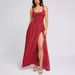 Women's Clothing New Sexy Suspenders U Neck Backless Perspective Chiffon Dress_ecoleips.com
