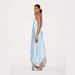 New Printed Satin Minimalist Halter Neck Long Dress For Women Irregular Design_ecoleips.com