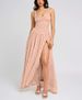 Women's Clothing New Sexy Suspenders U Neck Backless Perspective Chiffon Dress_ecoleips.com