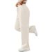 Women's Clothing Cargo Jogger Pants High Waist Drawstring Wide Leg Casual Sweatpants With Multiple Pockets – Streetwear, Black/Beige/Light Grey_ecoleips.com