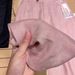 Suitable For All Seasons Foot Basin Country 2025 Summer Pink Tencel Wide-Leg For Women Cotton Linen Straight High-Drape Pants_ecoleips.com