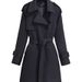 ng2510292 Women's New Trench Coat For Spring And Autumn, Mid-length, Waist-cinching, Elegant, Popular This Year_ecoleips.com