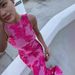Women's Clothing Mesh Three Dimensional Flower Sexy Hip Dress_ecoleips.com