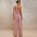 2025 Summer New Cross-Border Foreign Trade European American Style Women's Tube Top And Straight-Leg Pants_ecoleips.com