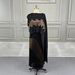 Fashion Suit Women's Long Skirt Pleated Skirt Irregular Splicing Top Two Piece Set_ecoleips.com