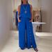Women's Clothing Fashion Casual Loose Sleeveless Large Size Suit_ecoleips.com
