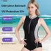 Aria Basics One-Piece Racing European And American Style Zipper Sports Swimsuit, New Tight-Fitting Women's Clothing Wholesale For_ecoleips.com