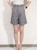 K High Waisted Suit Shorts For Women, Loose Casual Five Quarter Pants, A-line Casual Wide Leg Pants_ecoleips.com