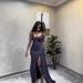 Women's Clothing Fashion New Products Flash Sling Low Cut Sexy Irregular Hip Dress_ecoleips.com