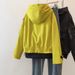 girl 2025 New Women's Fashion Design Niche Hooded Workwear For Plus Size Women Autumn Winter High-end Jacket Top Trendy_ecoleips.com