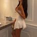 Summer New Arrival Women Fashion Sexy Pure Aesthetic Wrap Bust Backless Dress Casual Daily Evening Party Dress_ecoleips.com