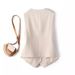 Women's Slim Fit Sleeveless Vest Autumn Outerwear Short Waistcoat Jacket 2025 New Tops for Casual Wear_ecoleips.com