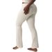 Cotton Jersey Heart Flare Leggings – Low-Rise Women's Flared Pants With Love Motif (4 Colors) – Soft & Stretchy (S-XL)_ecoleips.com