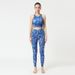 New European And American Style Outfit For Women, Quick-Dry Tight-Fitting Printed Pants, Beautiful Back Sports Vest,_ecoleips.com