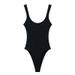 Women's Slim Fit Ribbed Knit Jumpsuit Solid Color Ice Cream Color European And American Style Summer New Arrival_ecoleips.com