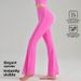 NS Youth Version High Waist Nude Yoga Pants For Women Flared Hip Lift Fitness Tight Sportswear_ecoleips.com