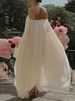 Freeacy Women's Elegant Ruffled Dress Halter-neck Flared Sleeves Party Dresses Solid Color Big Swing Pleated Evening Gowns_ecoleips.com
