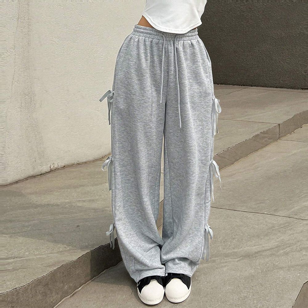 Voya Women's European And American Street Style Loose Casual Spring/Summer New High-Waisted Long-length Skate Pants
_ecoleips.com