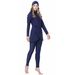 Conservative Three Piece Swimsuit Style Beachwear Sun Protection For Women_ecoleips.com