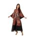 Modest Abaya Dress Women's High-End Fashion Loose Jacquard Long Skirt Middle Eastern Style Muslim Clothing Quality Polyester_ecoleips.com