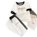 Women's Stylish Letter & Heart Print T-Shirt & Shorts Set – Italian-Inspired Casual Outfit_ecoleips.com