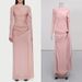 Women's Pleated Asymmetrical Slim Fit Floor Length Dress with Flowing Ribbons Southeast Asia Spring New 2026 Gown_ecoleips.com