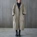 Women's Oversized Batwing Sleeve Long Trench Coat With Hood & Large Pockets – Casual Elegance For Spring & Fall_ecoleips.com