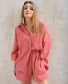Women's Clothing New Summer 100% Cotton Zou Yarn Lapel Button Three Quarter Sleeve Casual Shirt Shorts Two Piece Suit_ecoleips.com