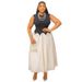 Elegant French Style Vest Patchwork Dress Spring Summer New Arrival Irregular Hepburn Inspired_ecoleips.com