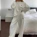 Trendy Matching Tracksuit Set For Women - Oversized Hoodie & Jogger Pants, Casual Streetwear Outfit_ecoleips.com