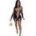 Sparkling Sequin Mesh Jumpsuit – Sexy Long-Sleeve See-Through Romper For Women_ecoleips.com