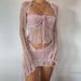 Women's Clothing Beaded Knitted Sweater Set 3-Piece Fashion Spring Autumn Summer New_ecoleips.com