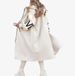 rge collar down jacket with hood and long style for winter, slim waist and knee length thickened women's coat_ecoleips.com