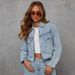 Women's Denim Jacket & Pants Set - Relaxed Fit Casual Streetwear Outfit For Spring (S/M/L/XL)_ecoleips.com