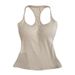 With Chest Pads, 260g Thickened Racerback Camisole, Slim-fit, Flattering, Suitable Layering Or Wearing Alone, Pure And_ecoleips.com