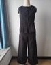 Women's Clothing Summer Sleeveless Round Neck Vest Long Top High Waist Straight Shorts Temperament Suit_ecoleips.com