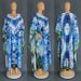 Women's Clothing Digital Printing Simulation Silk Satin Loose Trousers Robe Two Piece Suit_ecoleips.com