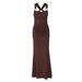 Women's Clothing Spring And Summer New Fashion Sexy Backless Pleated Slim Fitting Strappy Dress_ecoleips.com