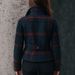 2025 European And American Women's Fashion Independent Station Plaid Retro Warm Autumn Winter Stand Collar Patchwork_ecoleips.com