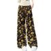 Hong Kong Style Digital Print American Straight Leg Pants Summer Casual Wide Leg Pants Thin Loose Slimming for Women And Men_ecoleips.com