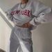 European And American Cross-Border Spring Autumn Winter New Set Fashion Sports LOGO Long Sleeve Pullover Hoodie Casual_ecoleips.com