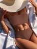 Women's Clothing New Spiral Ribbed U Shaped High Waist Sexy Swimsuit Female_ecoleips.com